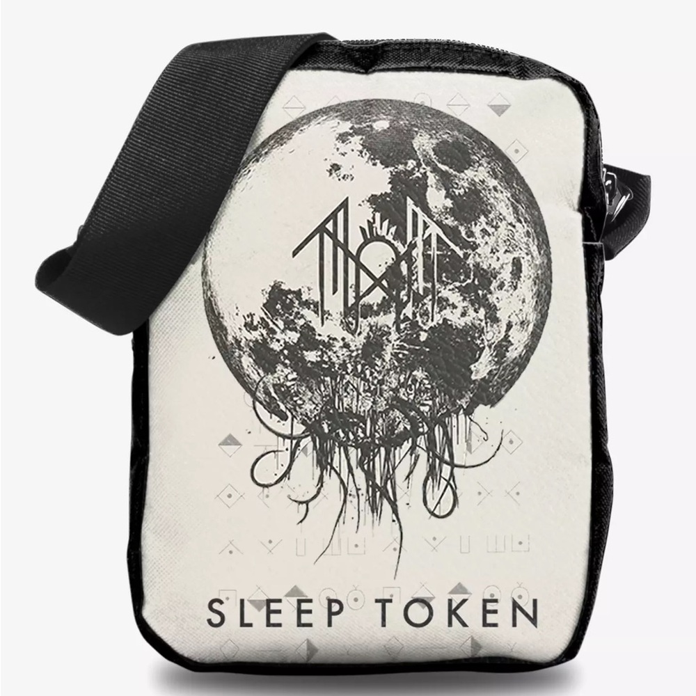 Sleep Token Take Me Back To Eden White Athletic‎ Crossbody Bag Hot Topic